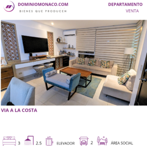 Vendo Lindo departamento en puerto azul en condominio con elevador y dos parqueos