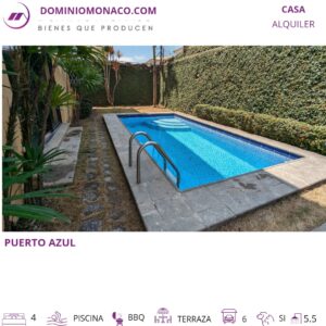Alquilo amplia casa en puerto azul