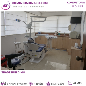 Consultorio comodo en el trade Building