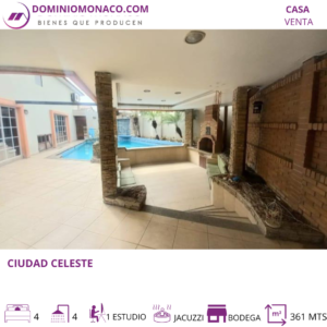 Vendo amplia casa en Ciudad Celeste 361 mts construidos