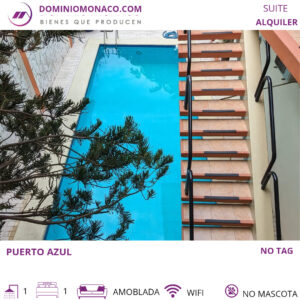 comoda suite amoblada con uso de piscina en puerto azul